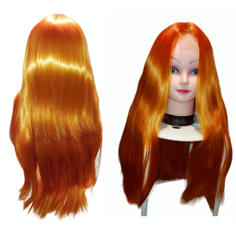 Orange wig lace front 2x2